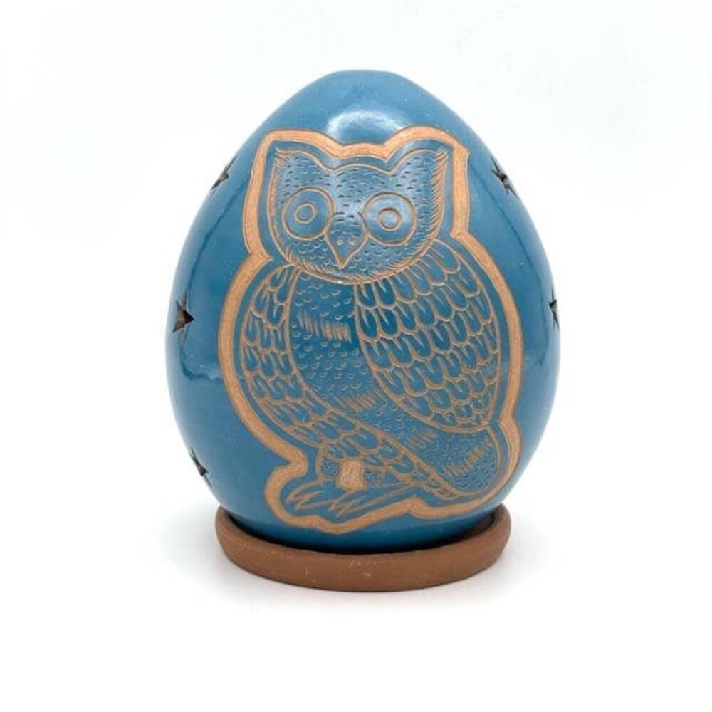 Clay Luminary -- Owl Blue